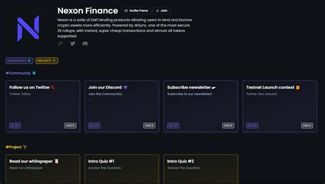 Nexon Finance Is Now Live On Testnet Exclusive Nexon Tester Nft For