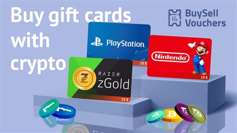 Buy Gift Cards With Crypto On Buysellvouchers Gift Card Marketplace