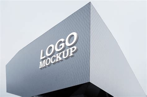 High Quality 3d Logo Mockups Free Psd Behance