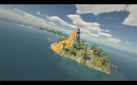 Tropical island Minecraft Map