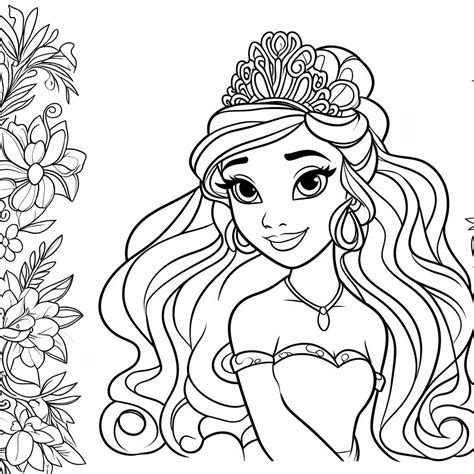 Dibujos De Princesas Disney Pdf Para Colorear Vsun