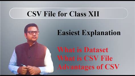 What Is Csv File And Its Advantages For Computer Science Class Xii Youtube