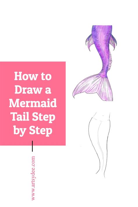 How To Draw A Mermaid Tail Step By Step In 2022 Drawings Mermaid Tail Drawing Mermaid Tail