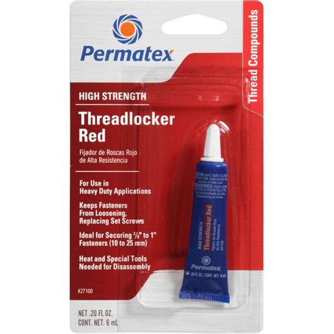 Permatex High Strength Threadlocker Red Blain S Farm Fleet