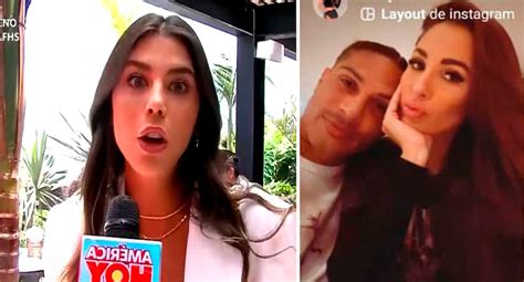 La Reacci N De Alondra Garc A Al Escuchar Pregunta Sobre Paolo Guerrero