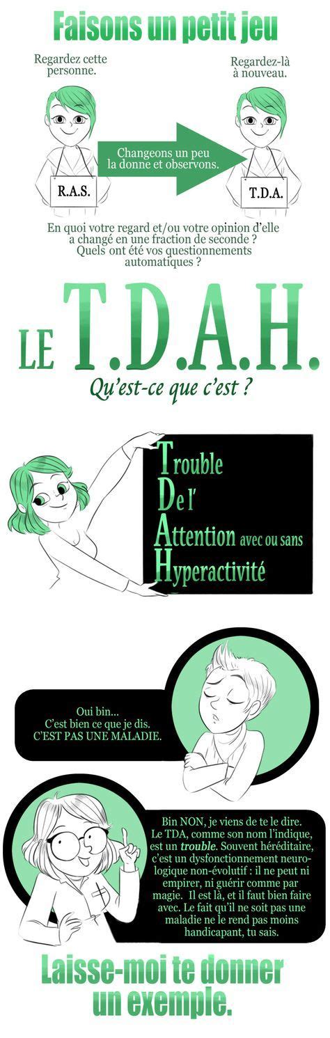 Educational Infographic Le Tdah Un Handicap Invisible