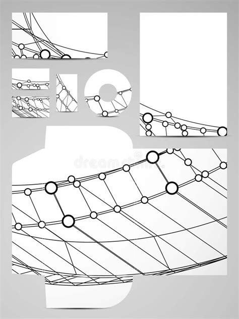 Sistema De Los Efectos De Escritorio Ilustración Del Vector