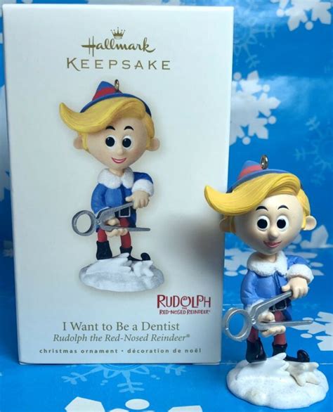 Hallmark I Want To Be A Dentist Rudolph Elf Teeth Hermey Christmas