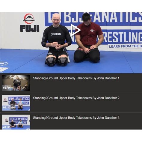 Downloadnow Standing2ground Upper Body Takedowns By John Danaher