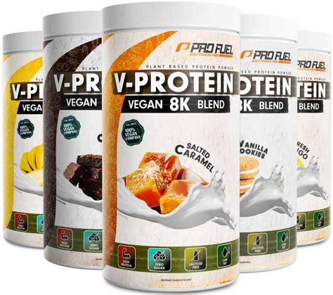 Pro Fuel V Protein vegan 8K Blend 750 g od 599 Kč Heureka cz