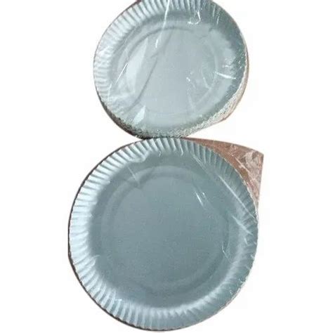 White Plain 7 Inch Disposable Paper Plate At Rs 3 Piece In Kozhikode