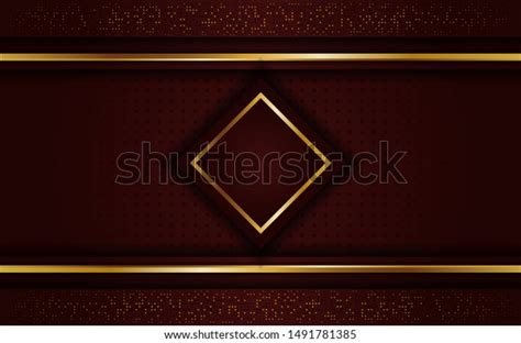 Luxurious Elegant Golden Brown Background Stock Vector Royalty Free