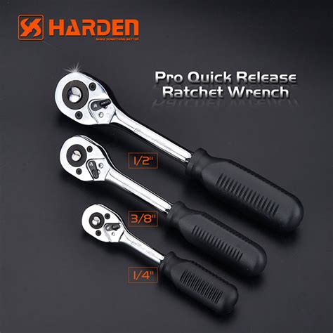 Professional 6 3MM Quick Release Ratchet Wrench Shanghai Harden Tools