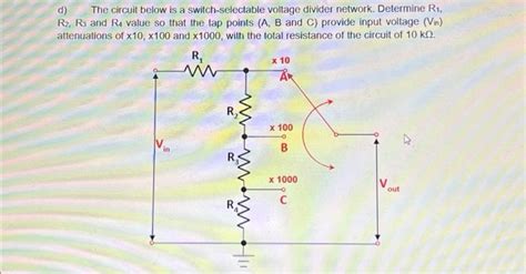 [solved] D The Circuit Below Is A Switch Selectab Solutioninn