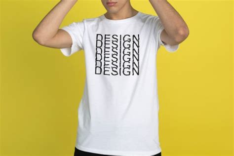 Sublimation T-shirt Mockup for Men Graphic by Tshirts · Creative Fabrica