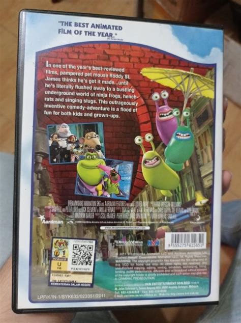 Vcd Flushed Away Hugh Jackman Kate Winslet Ian Mckellen Hobbies