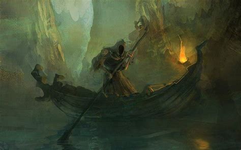 Charon Ferryman Of The Underworld Art Picture By Shadow Net