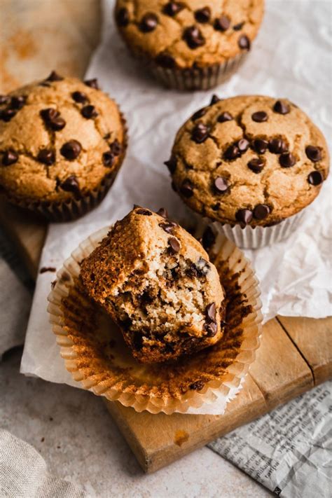 The Best Healthy Chocolate Chip Muffins Recipe Sugar Free Chocolate