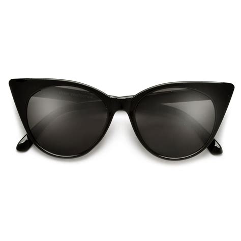 Edgy Retro Slim 52mm Cat Eye Sunglasses Sunglass Spot