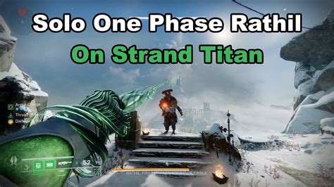 Warlord S Ruin Solo One Phase Rathil Strand Titan Destiny 2 YouTube