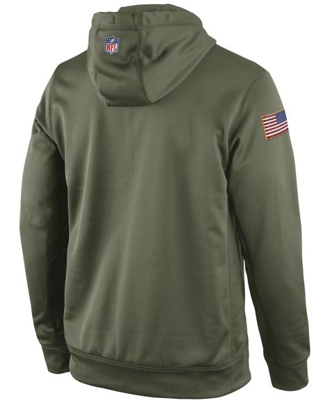 Nike Mens San Francisco 49ers Salute To Service Ko Hoodie In Green For