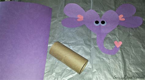 Valentines Day Elephant Craft For Kids Toilet Paper Roll Or Card