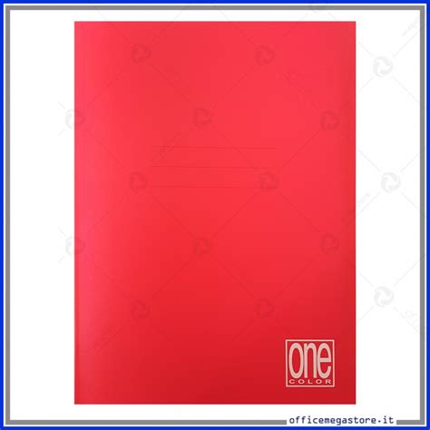 Quaderno One Color In PPL Rigatura A Formato A4