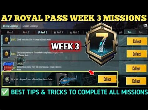 A Week Missions Bgmi How To Complete Week Mission A Rp Mission