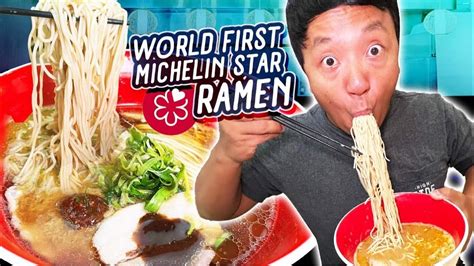 The First Michelin Star Japanese Ramen Noodles In The World