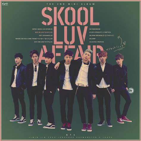 BTS - The 2nd Mini Album : Skool Luv Affair by DiYeah9Tee4 on DeviantArt