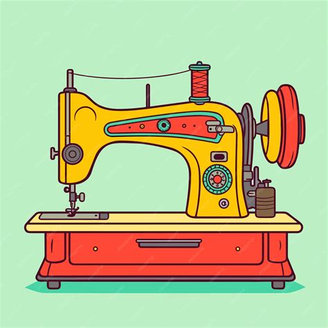 Premium Vector Manual Sew Machine Icon Simple Vector Illustration Of