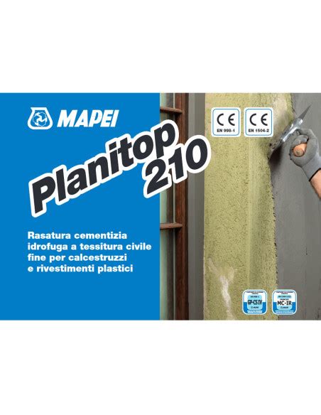 Mapei Planitop Bianco Kg Rasatura Cementizia Idrofuga