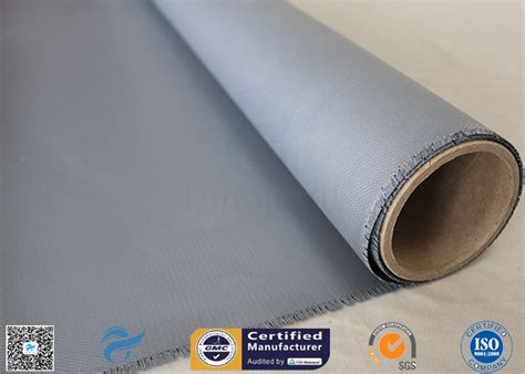 3732 E Glass 1 2m Width Heat Resistant 0 45mm Gray Silicone Coated