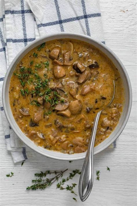 Wild Rice Mushroom Soup Feel Good Foodie