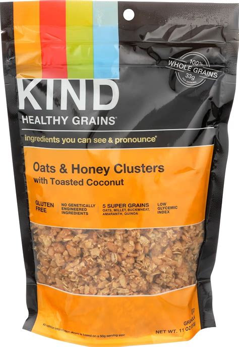 Amazon Kind Oats Honey Clusters With Toasted Coconut Oz