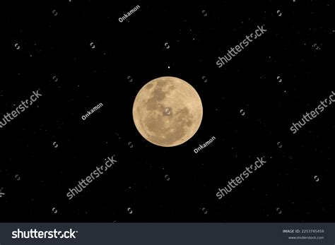 Full Moon Many Stars Sky Stock Photo 2253745459 | Shutterstock