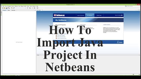 How To Java Project Import And Export Projects Using Netbeans Youtube