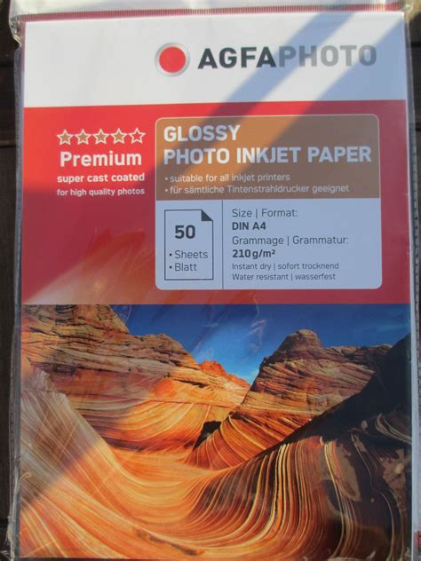 Agfa Photo Paper Din A4 250 Sheets Sheet 210g Glossy Paper