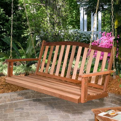 Coral Coast Richmond Curved Back Porch Swing Hayneedle