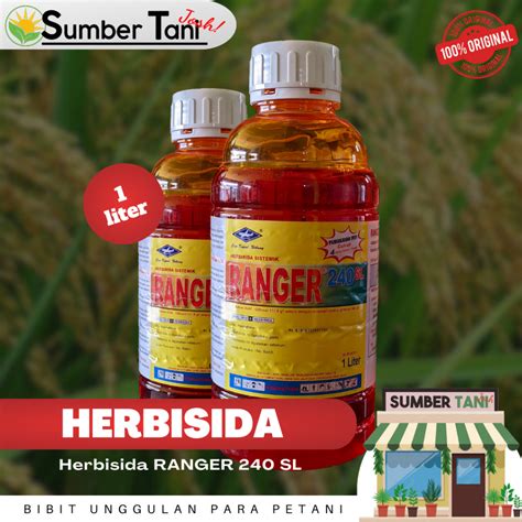 Jual Herbisida Ranger Sl Kemasan Liter Cap Kapal Terbang Shopee