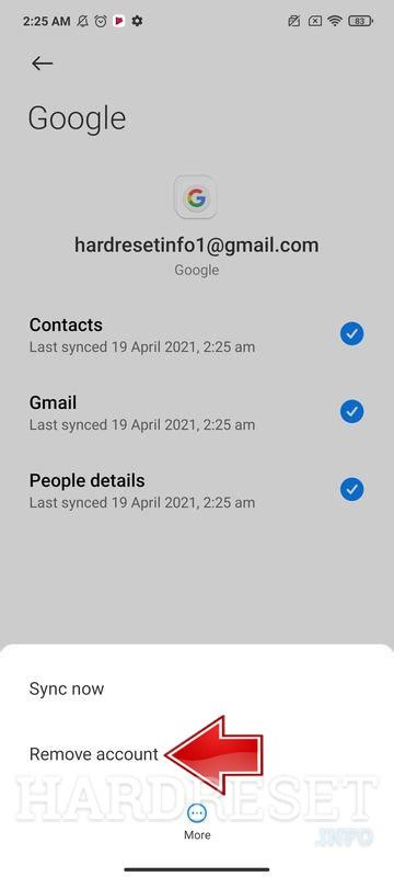 Redmi T Google Hardreset Info