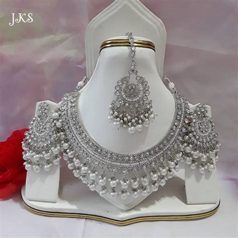 Bridal Necklace Sets Silver