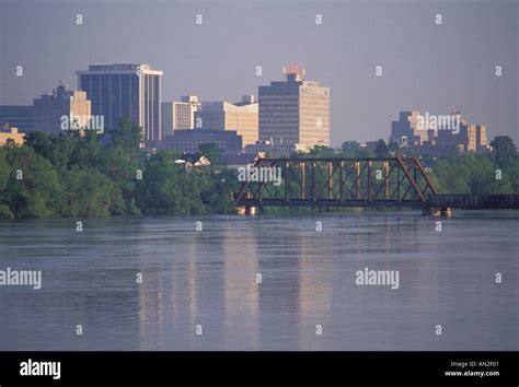 United States Mississippi Jackson City View From Pearl River Jackson