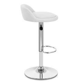 Deluxe Saddle Stool White Atlantic Shopping