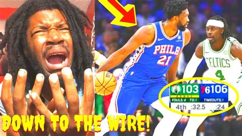 76ers Vs Celtics Reaction 2023 Boston Celtics Vs Philadelphia 76ers Highlights Reaction 2023