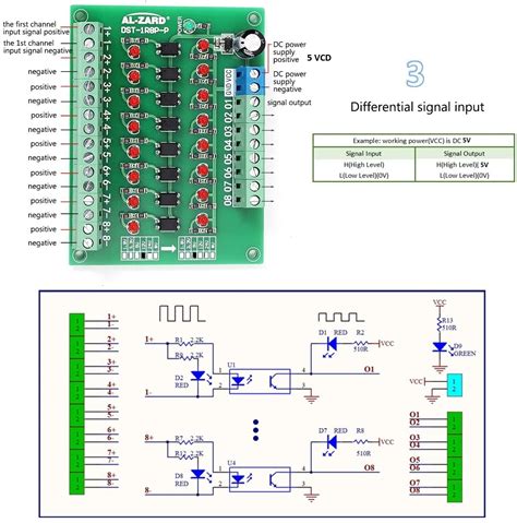 Modulo Optoacoplador De V A V Pnp De Canales De Aislamiento