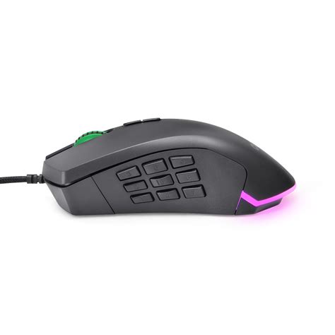 onn. RGB Gaming Mouse, 14 Programmable Buttons, Optical Sensor, USB ...