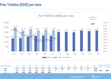 Tráfico Aéreo En Argentina Impulsado Por El Cabotaje El Tráfico Total En Junio Estuvo Casi En