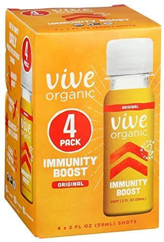 Vive Organic Supplement Shot Immunity Boost Original Organic Fl Oz