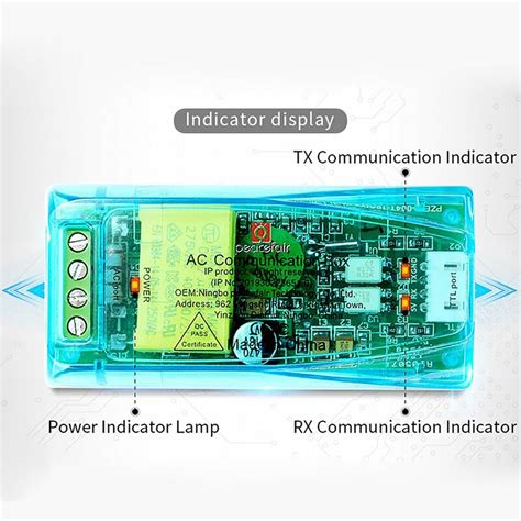 Communication Module Pzem T Version Single Phase Watt Hour Meter Ttl